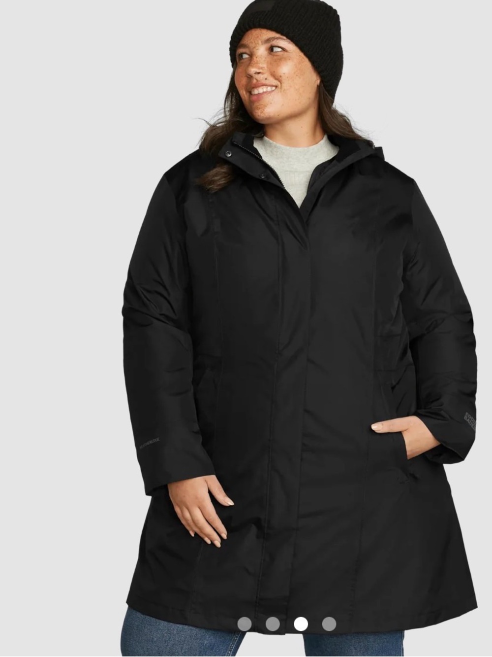 Eddie Bauer Women's Girl on the Go Insulated Waterproof Trench Coat